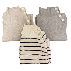 J. Crew Women's Long Sleeved Shirt 3 Bundle Size Medium Turtleneck Soft Winter